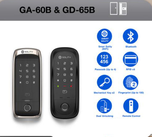 SOLITY DIGITAL LOCK SET GA-60B  _ GD-65B